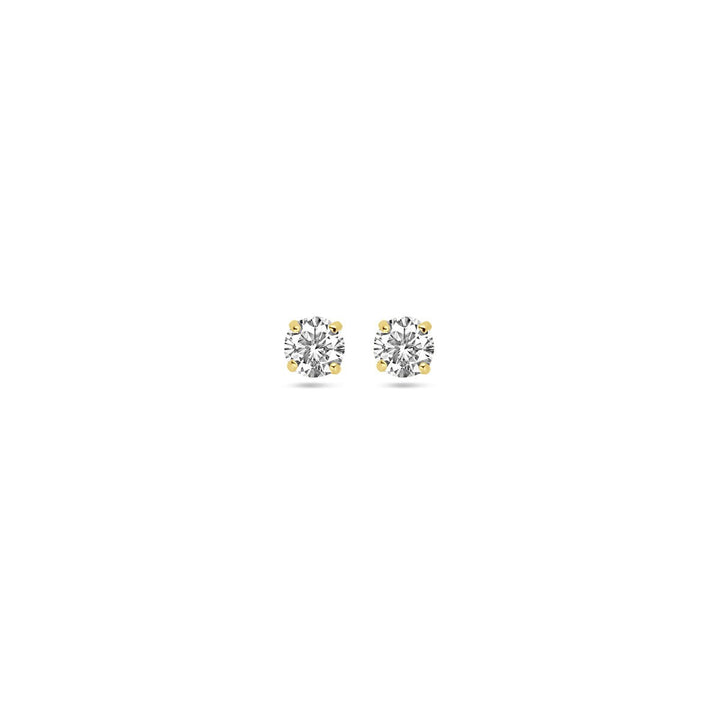 Ohrstecker Zirkonia 14K Gelbgold
