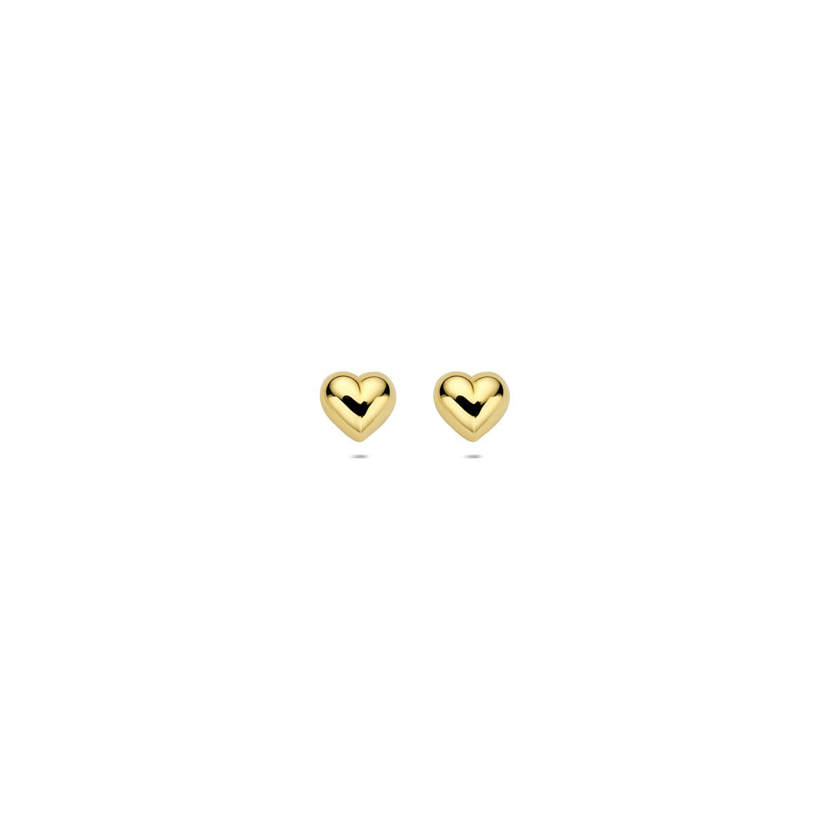Ohrringe in Herzform aus 14 Karat Gold