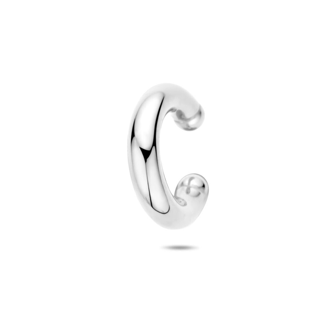 Gerhodineerd 925 zilveren ear cuff 18 x 4 mm