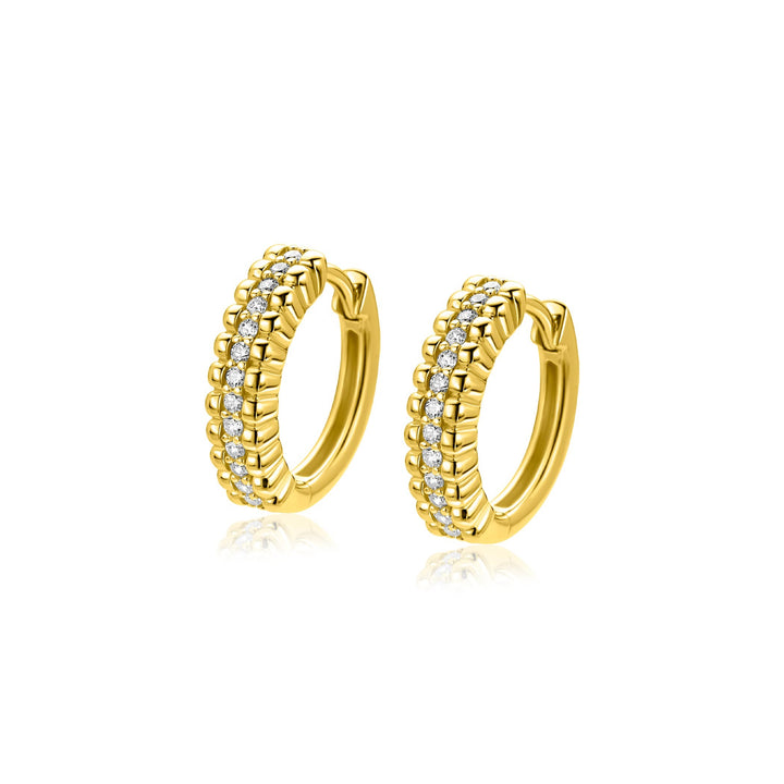 Zinzi Oorbellen Zilver verguld ZIO2834Y