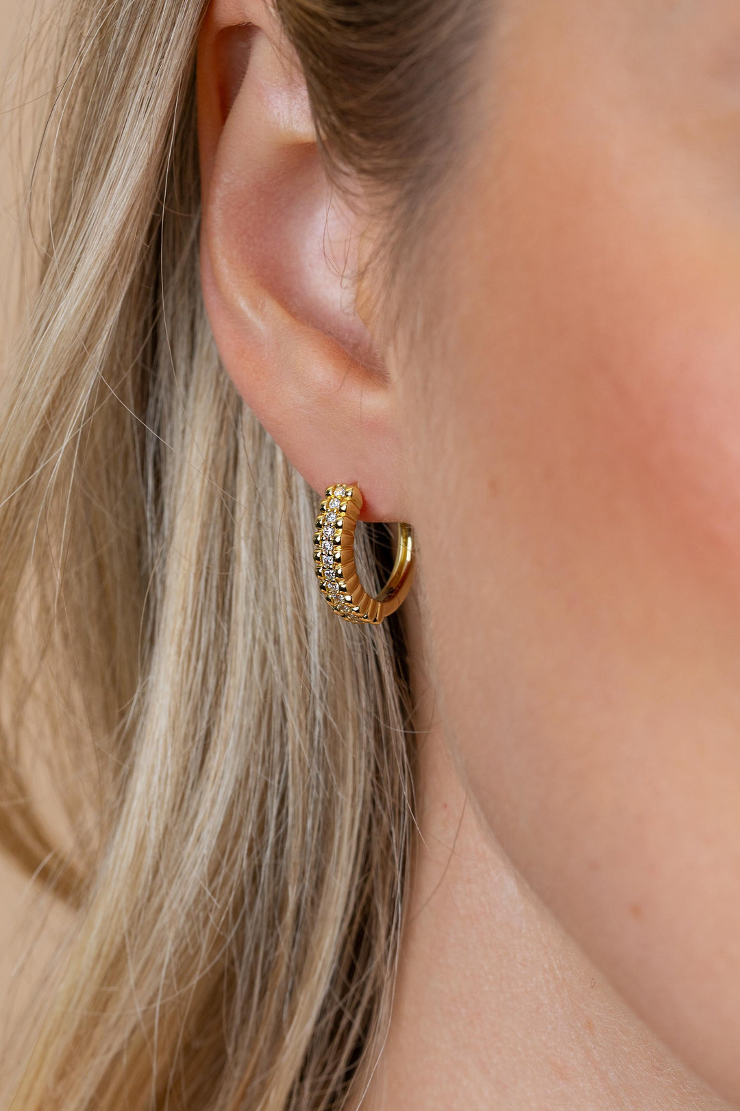Zinzi Oorbellen Zilver verguld ZIO2834Y