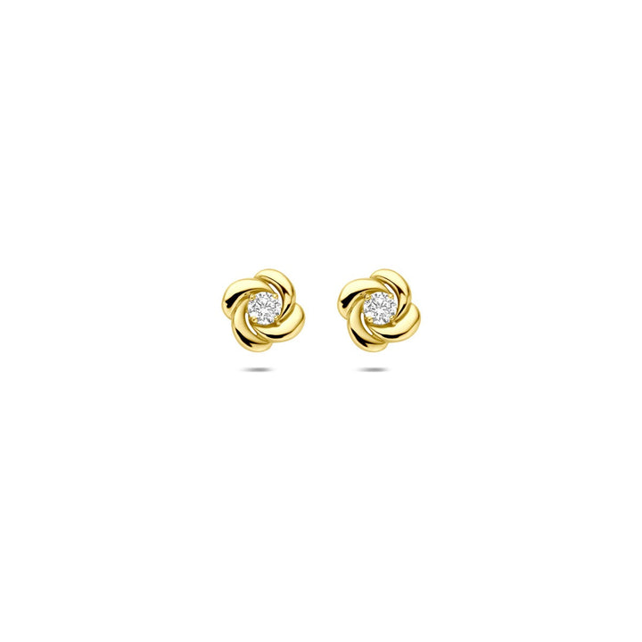 Ohrstecker Zirkonia 14K Gelbgold 