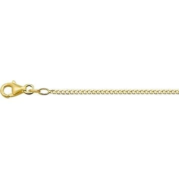 14k geelgouden gourmette ketting unisex