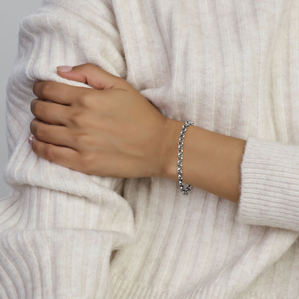 Silbernes Jasseron-Armband