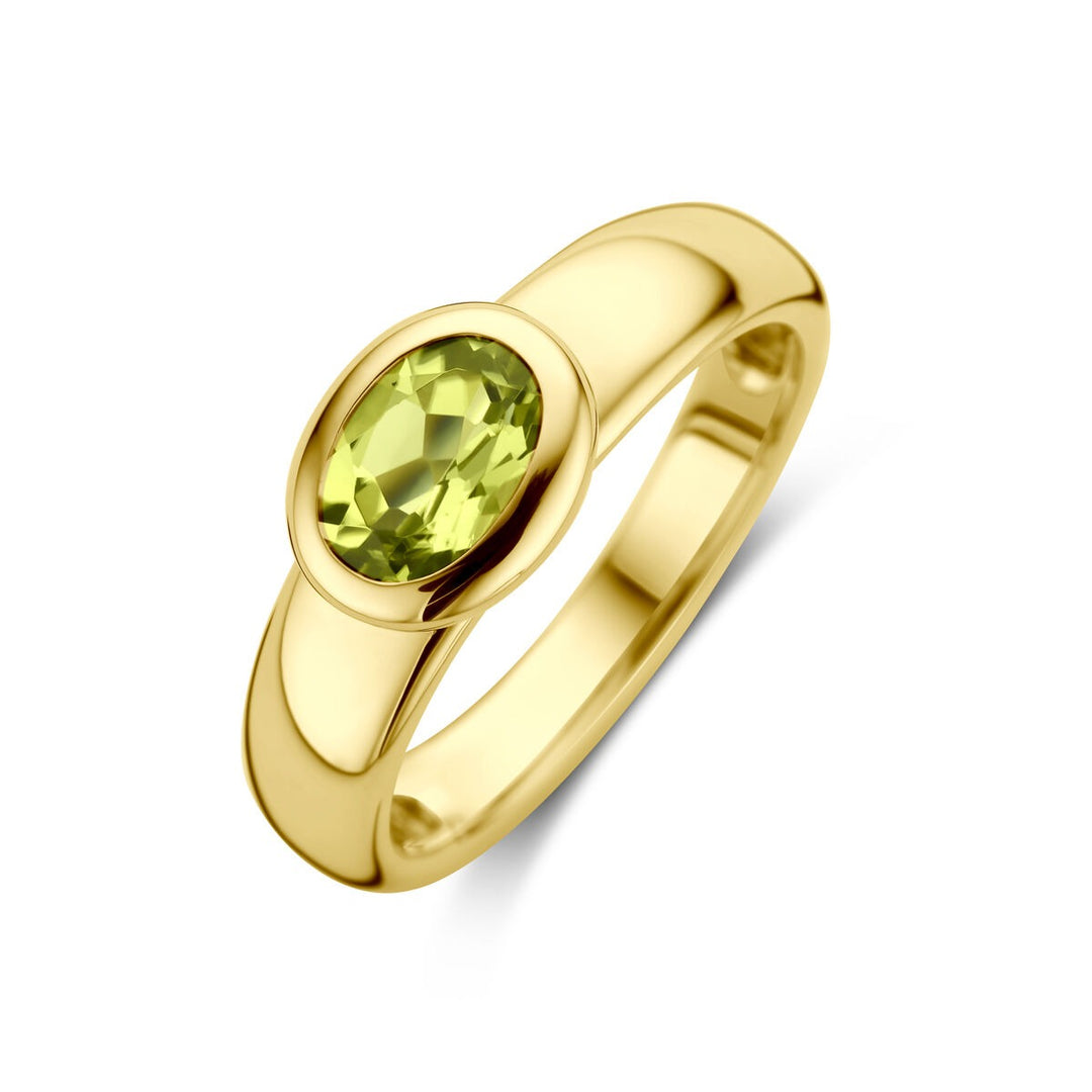 Ring Peridot 14K Gelbgold