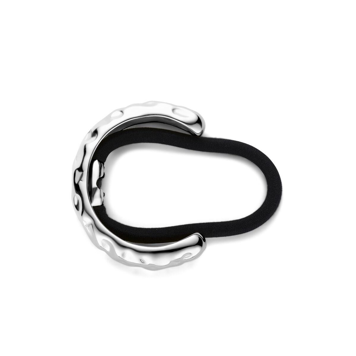 Haarcuff aus Stahl, silberfarben – 11x51 mm