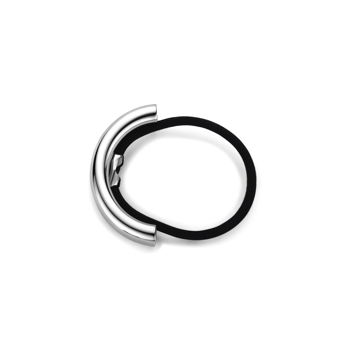 Haarcuff aus Stahl, silberfarben – 17x53 mm