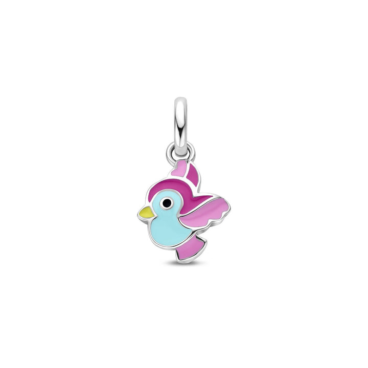 Zilveren kinder hanger met vogeltje – gerhodineerd 925