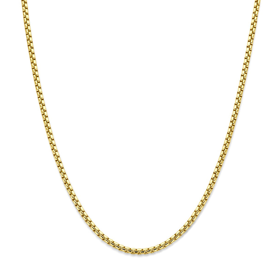 14 K Gelbgoldkette Venezianische Gliederkette