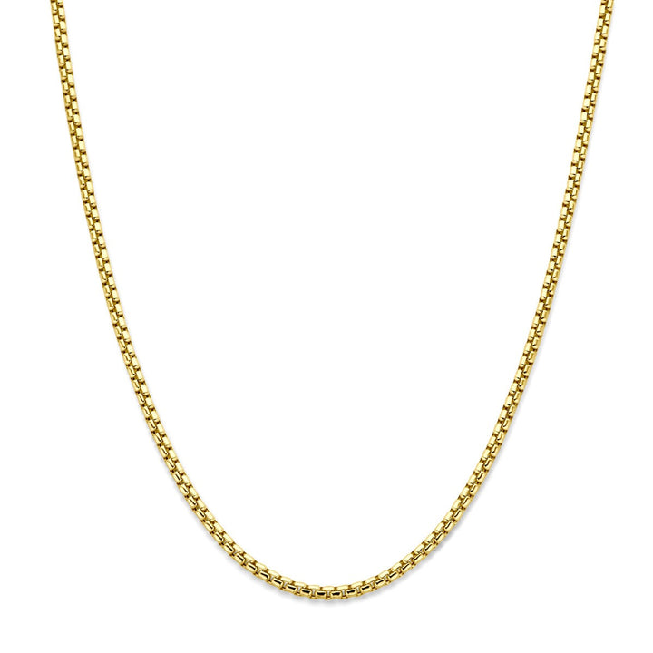 14 K Gelbgoldkette Venezianische Gliederkette