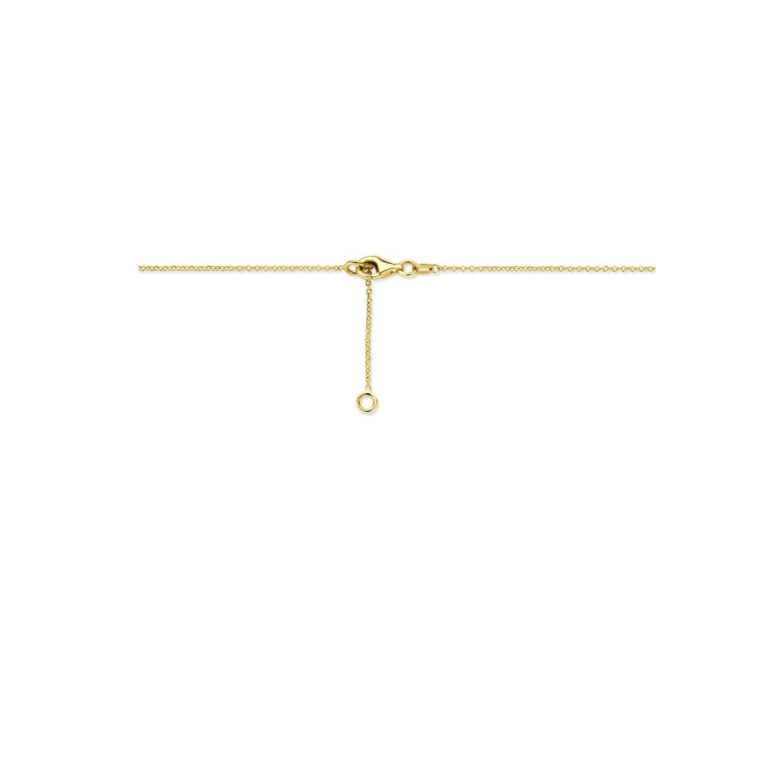 14k Geelgouden bolletjes collier dames