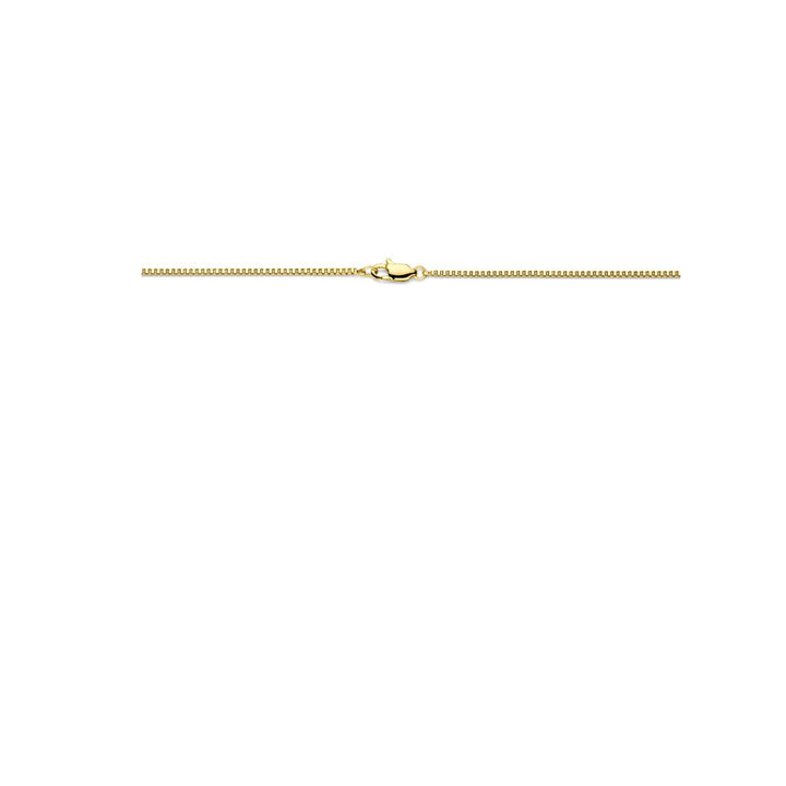 Stalen dames ketting venetiaans geel 1,5 mm ion plating