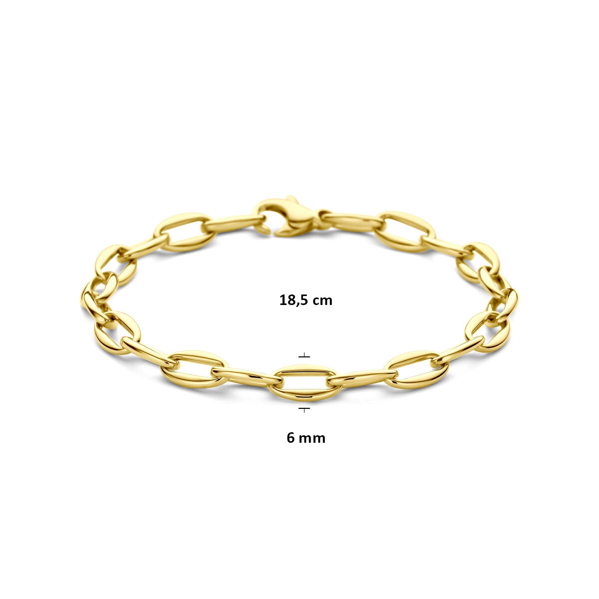 14k Gelbgold Ankerarmband für Damen