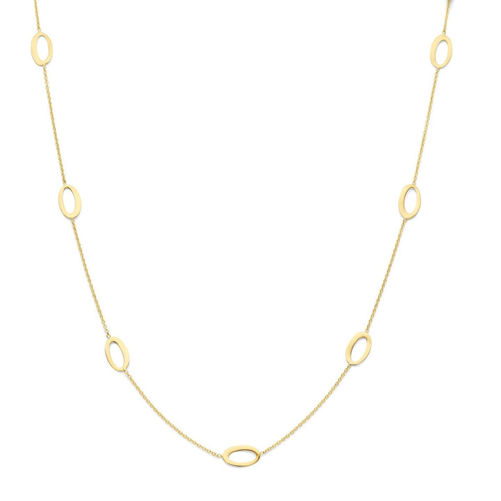 Halskette Ovale 41 – 43 – 45 cm 14K Gelbgold