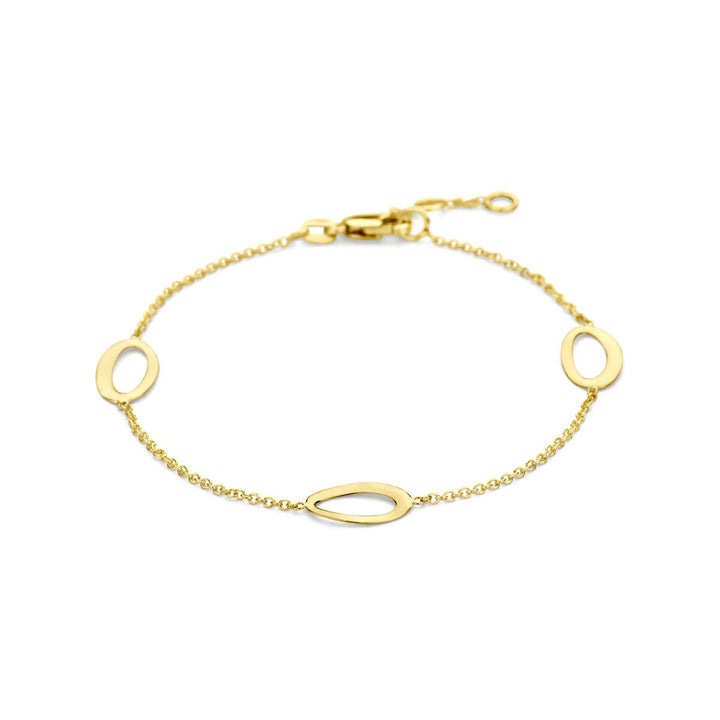 Armband Ovale 16,5 – 17,5 – 18,5 cm 14K Gelbgold