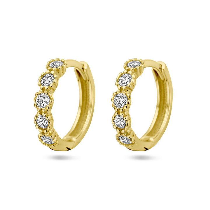 Ohrhänger Zirkonia 14K Gelbgold