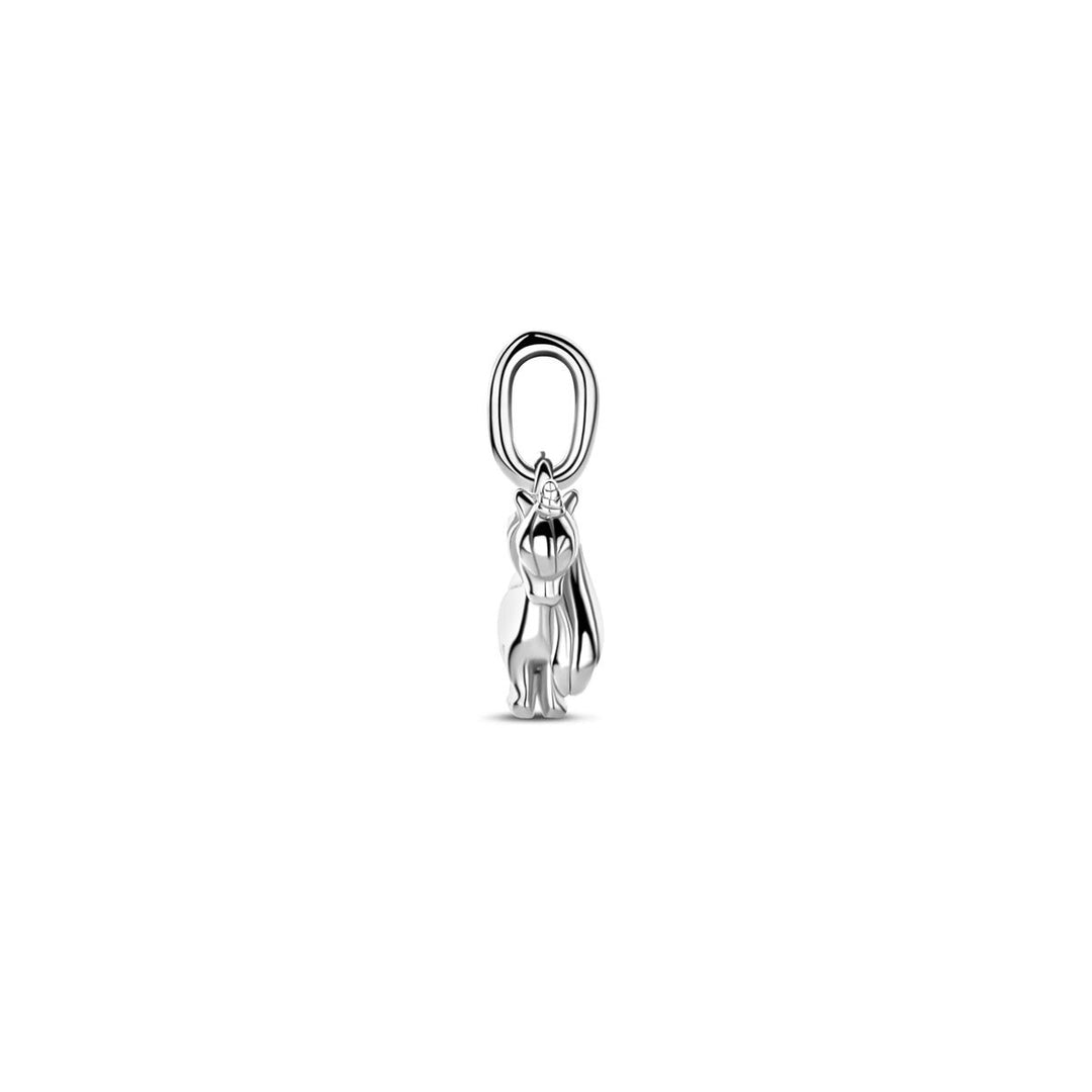 Zilveren kinder hanger eenhoorn – gerhodineerd 925 zilver 12 mm