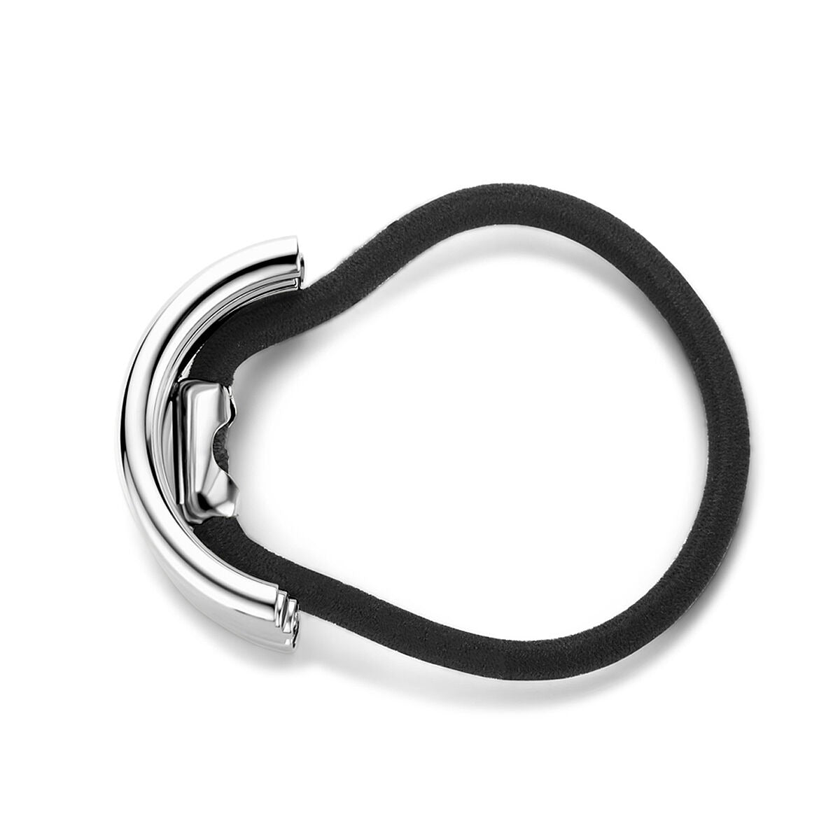 Silberfarbene Hair Cuff aus Stahl für Damen