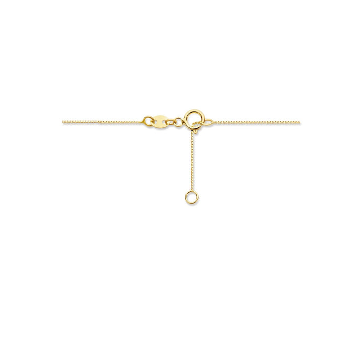 Halskette Zirkonia 40 + 2 cm 14K Gelbgold