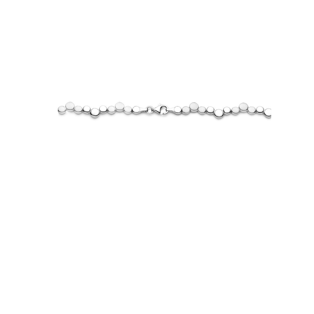 Silberne Gliederkette – rhodiniertes 925er Silber