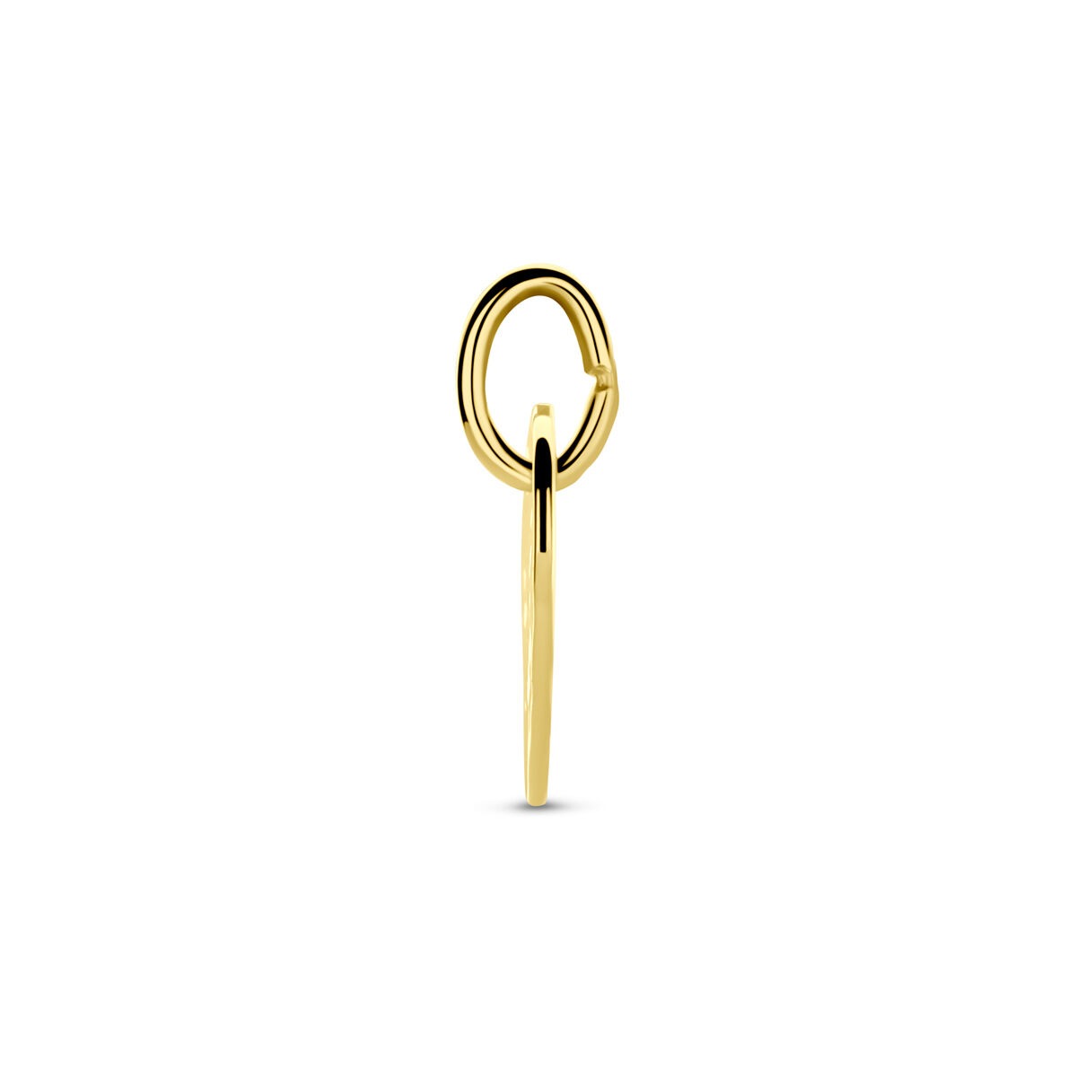14 Karat Gelbgold Gravur-Anhänger Herz – Symbol der Liebe