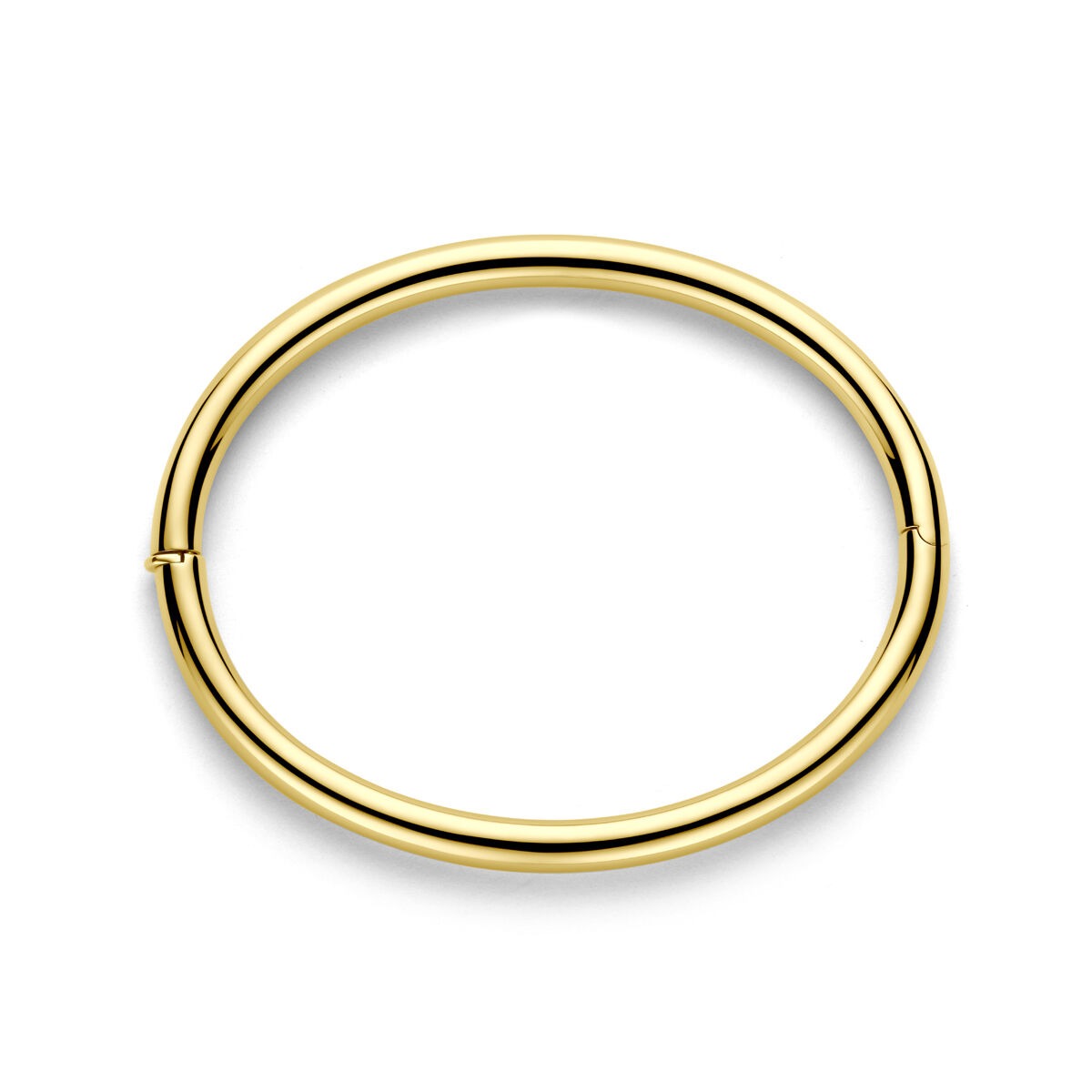 14 Karat Gelbgold Damen-Armreif – 5 mm breit