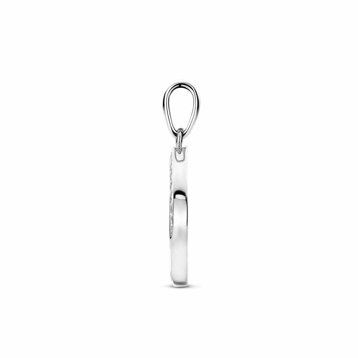 Anhänger Silber Zirkonia 925 rhodiniert – 23 mm