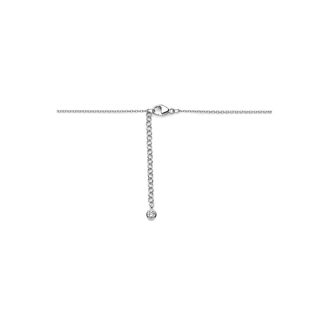 Halskette Kleeblatt Perlmutt 41 + 4 cm Silber rhodiniert