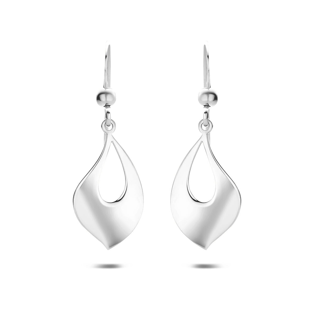 Gerhodineerd 925 zilveren druppel oorhangers