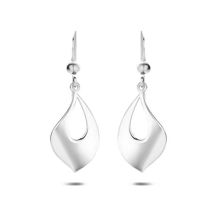 Gerhodineerd 925 zilveren druppel oorhangers