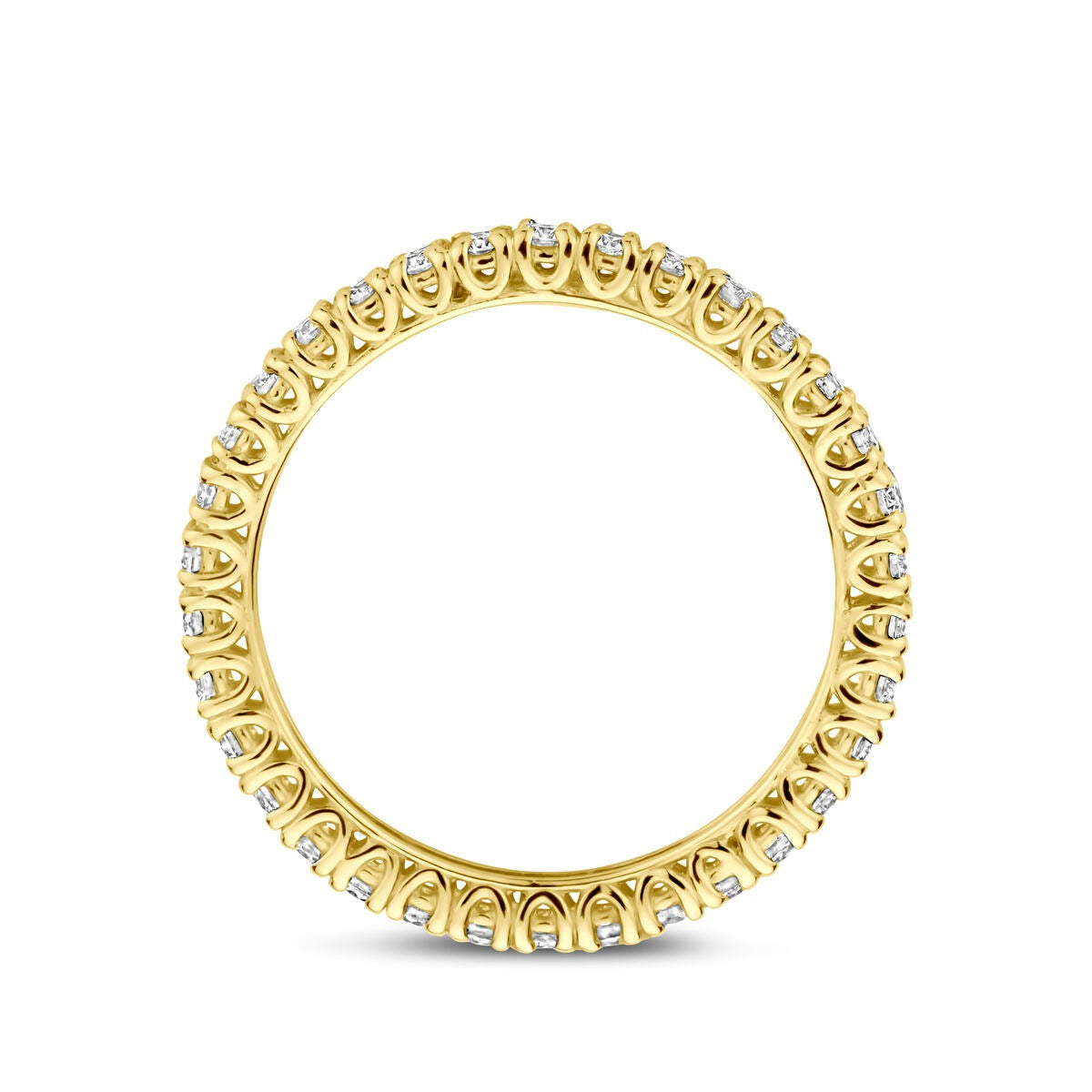 14K Gelbgold Alliance Ring mit Diamant – 0.70 ct