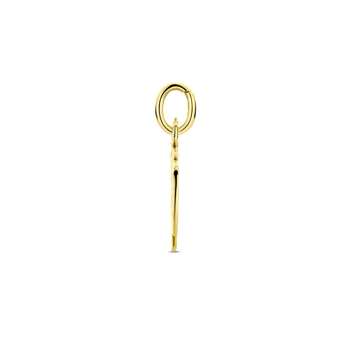 9k Geelgouden hanger kinderhoofdje