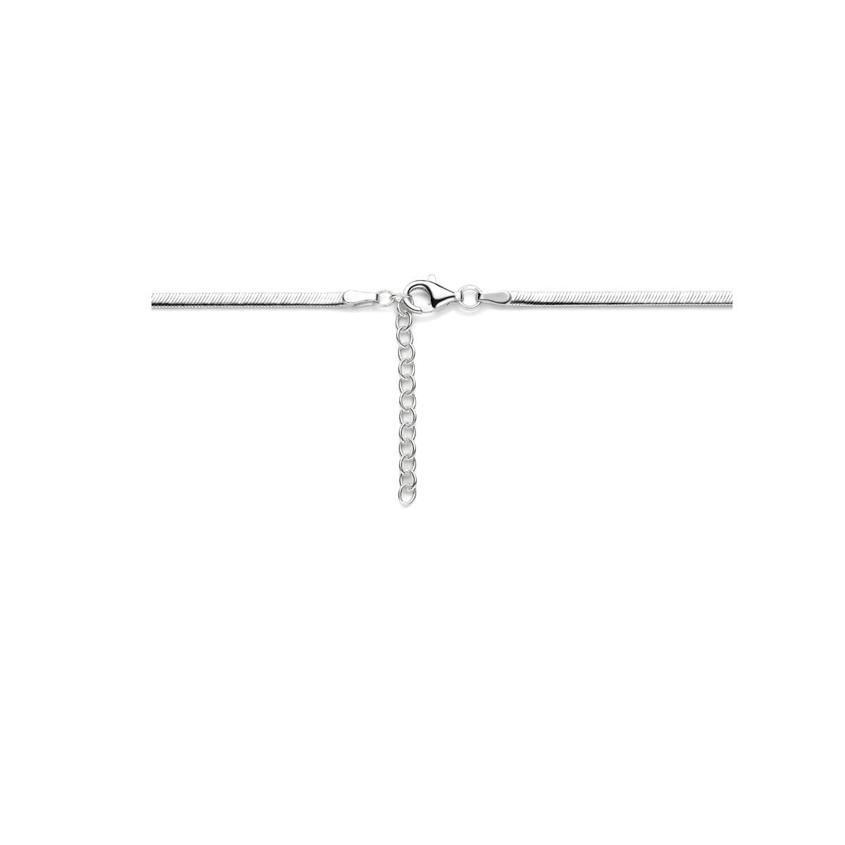 Gourmetkette Silber – rhodiniertes 925er Silber, 2.2 mm