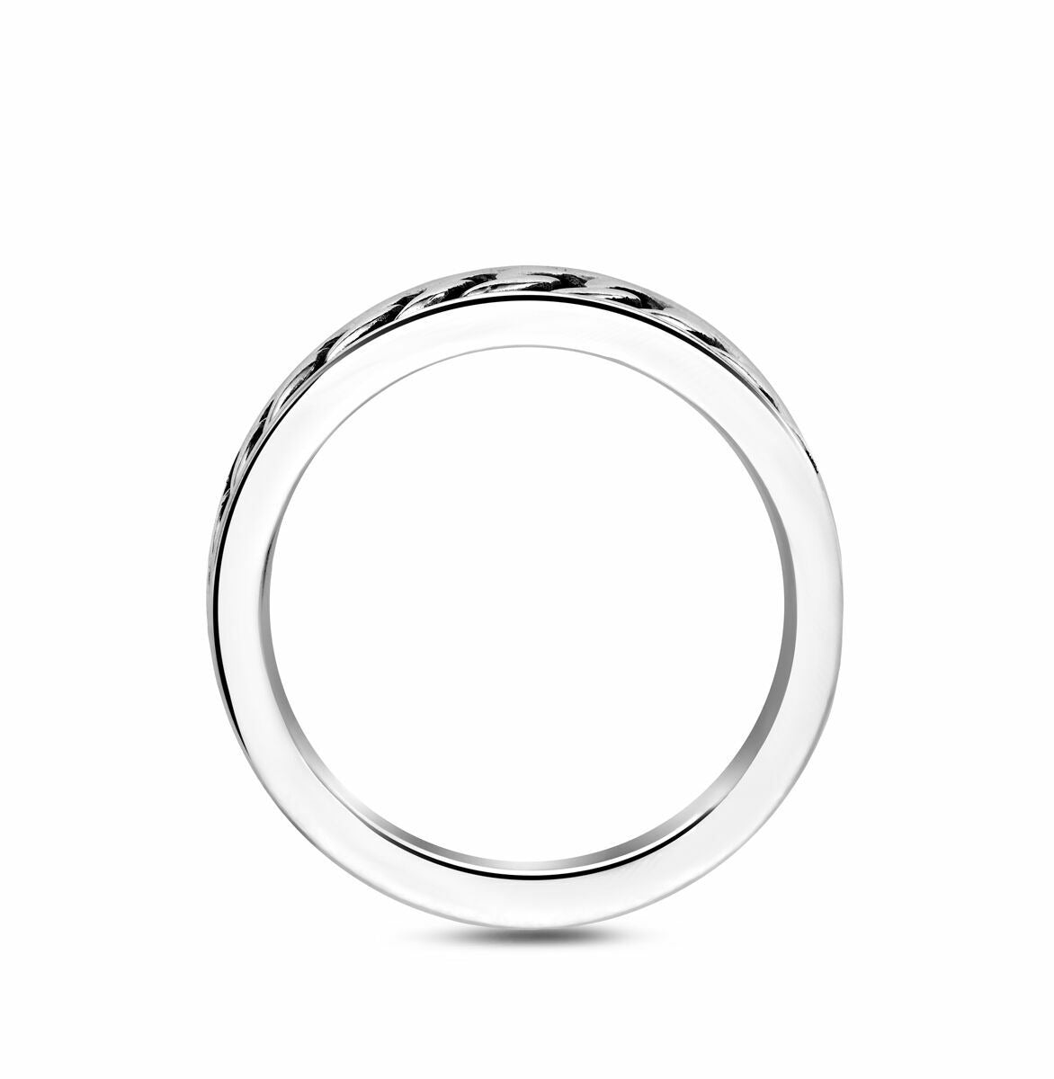 Herrenring aus geschwärztem Silber – robuster Ring aus 925er Silber mit charaktervollem Finish
