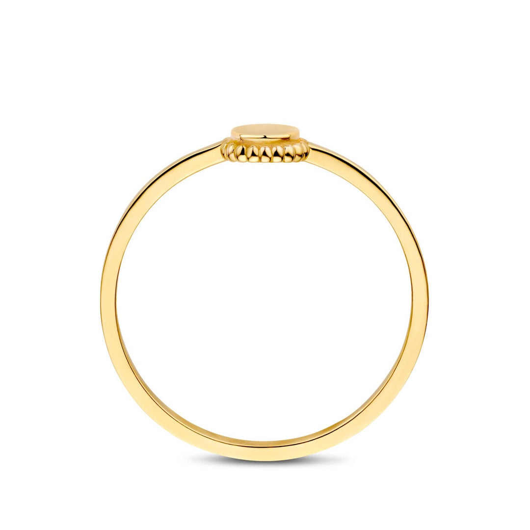 9k Geelgouden damesring