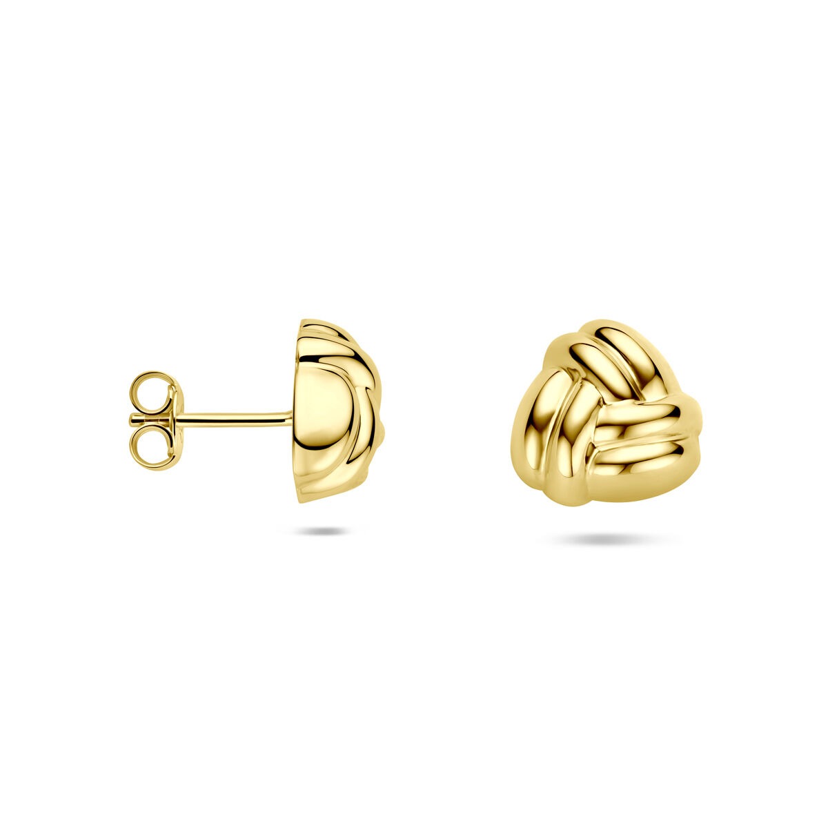 14k Gelbgold Ohrstecker Damen 11 mm