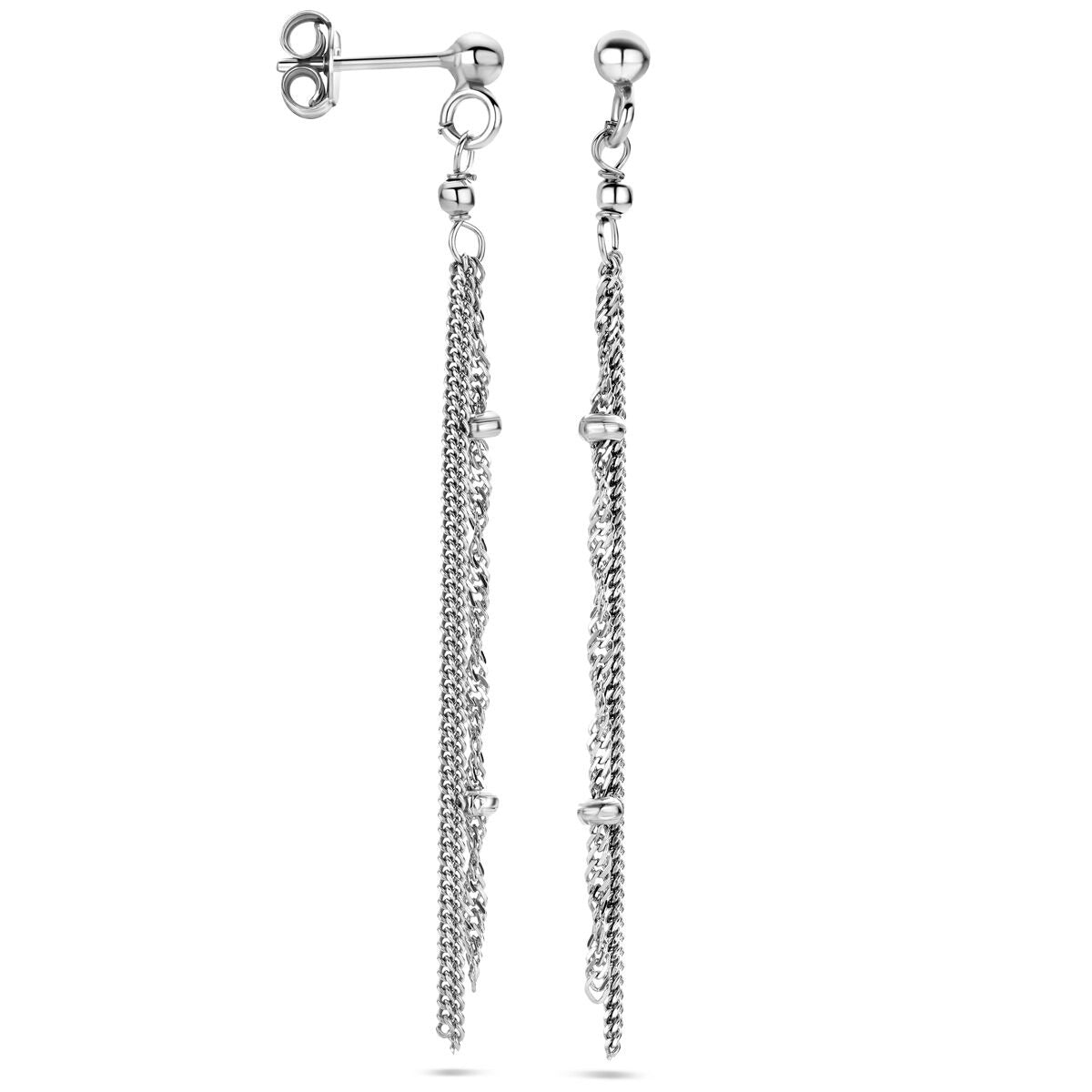 Rhodinierte Ohrhänger aus Silber 925 – Damen-Ohrringe