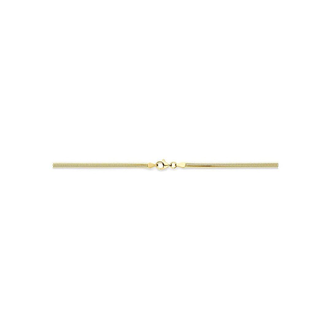 Verguld 925 zilveren slangencollier