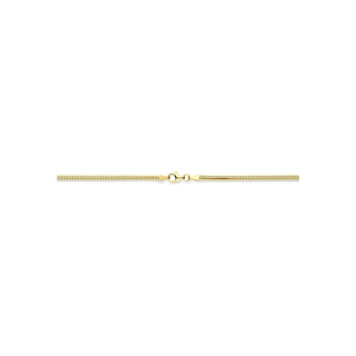 Verguld 925 zilveren slangencollier