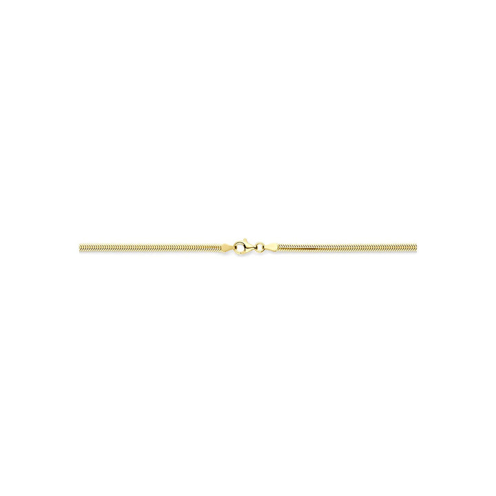 Verguld 925 zilveren slangencollier