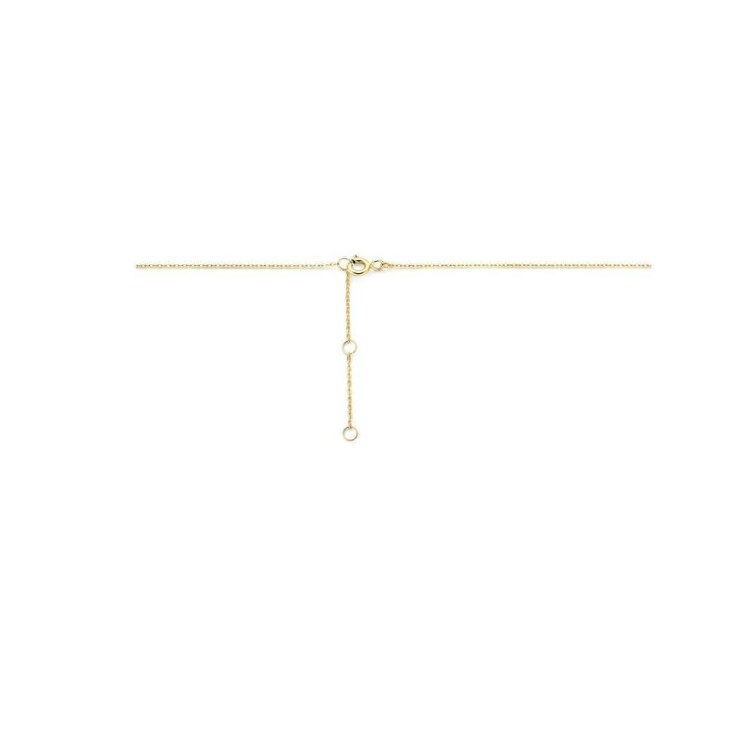 14k Geelgouden damescollier met strik
