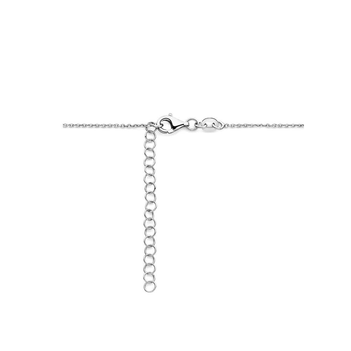 Silberkette Herz – rhodiniertes Collier
