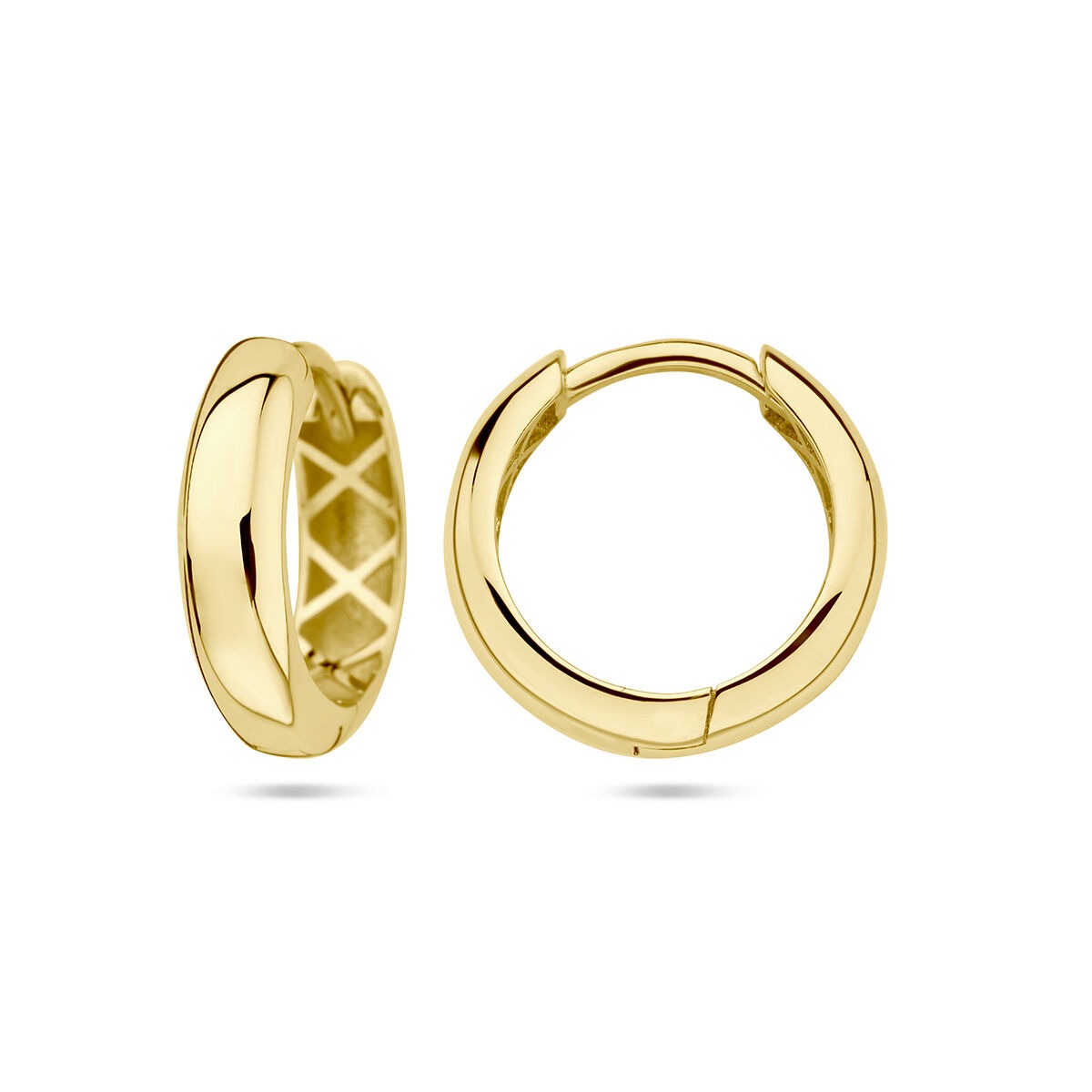 Goldohrringe – 9K Gelbgold mit Klappverschluss