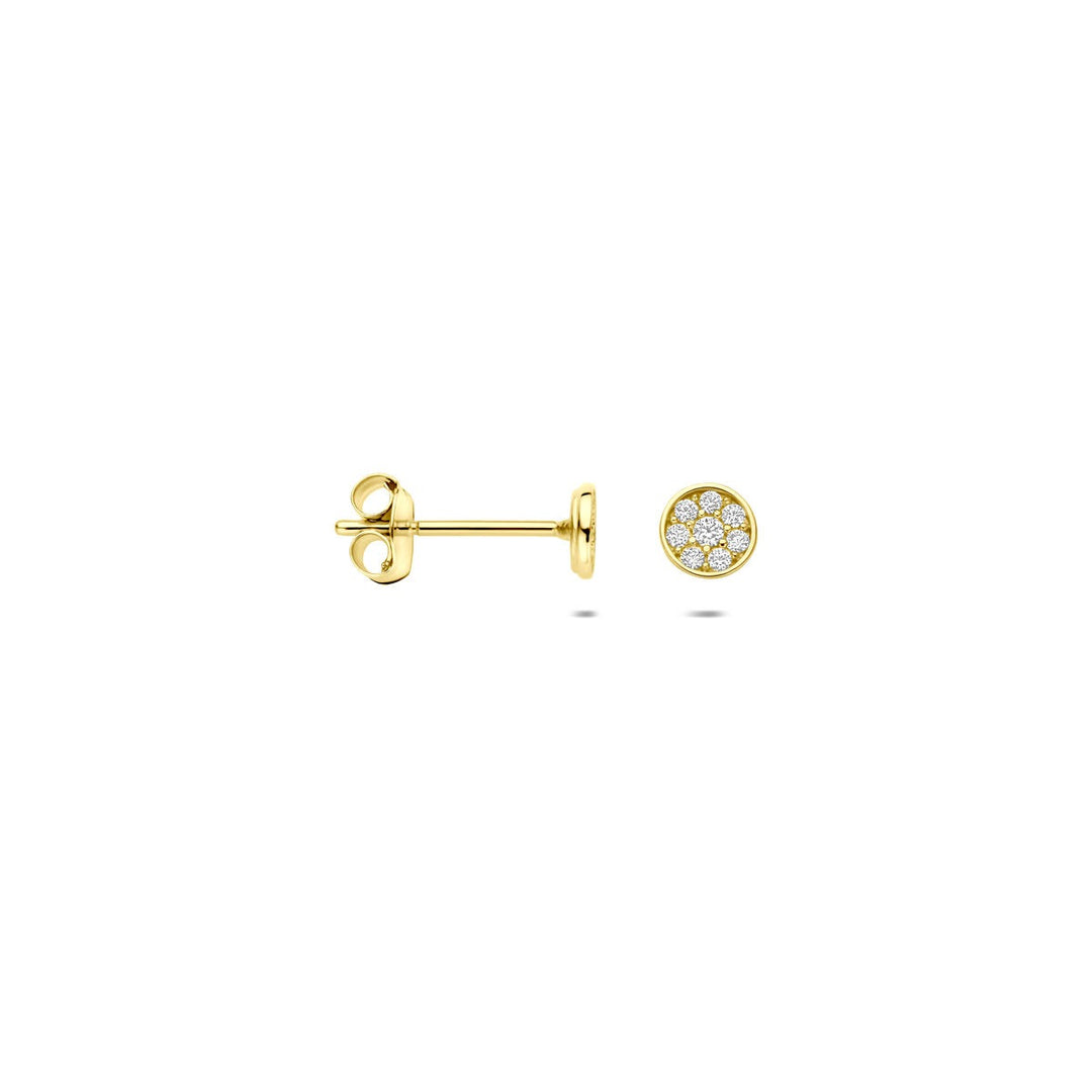 Ohrstecker Zirkonia 14K Gelbgold
