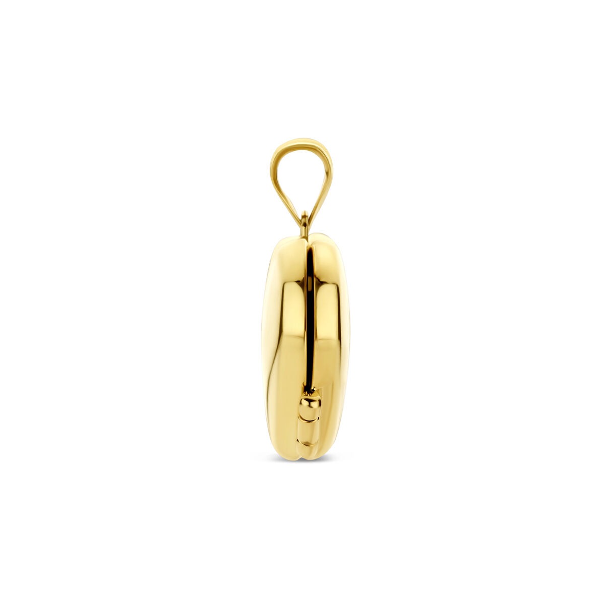 14k Gelbgold Herz Medaillon 15 mm