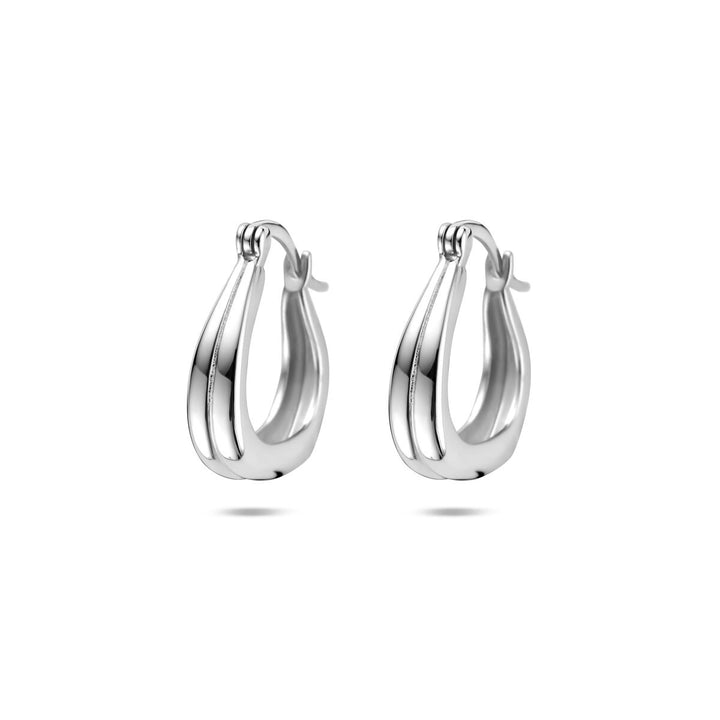 Zilveren oorringen – gerhodineerd 925 zilver