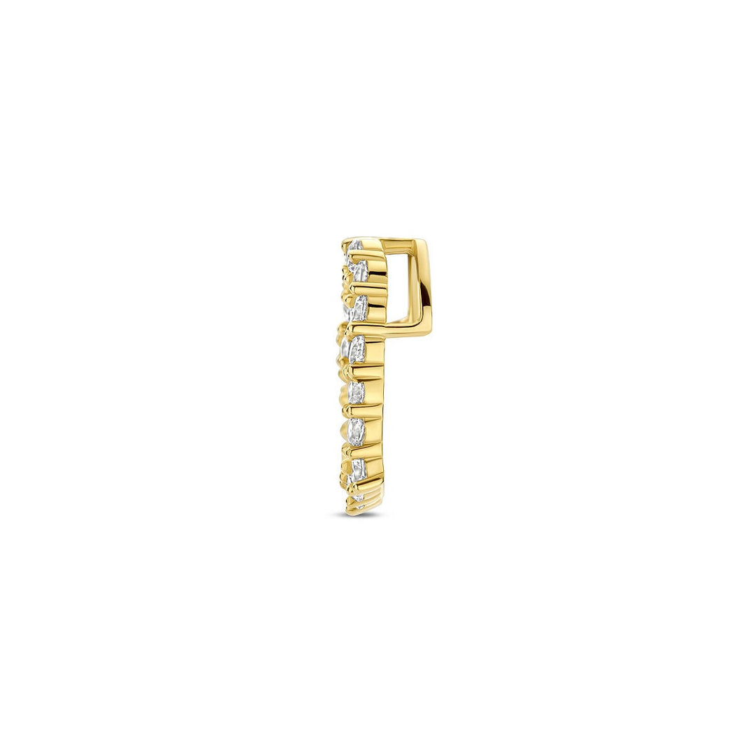 Anhänger Herz Zirkonia 14K Gelbgold