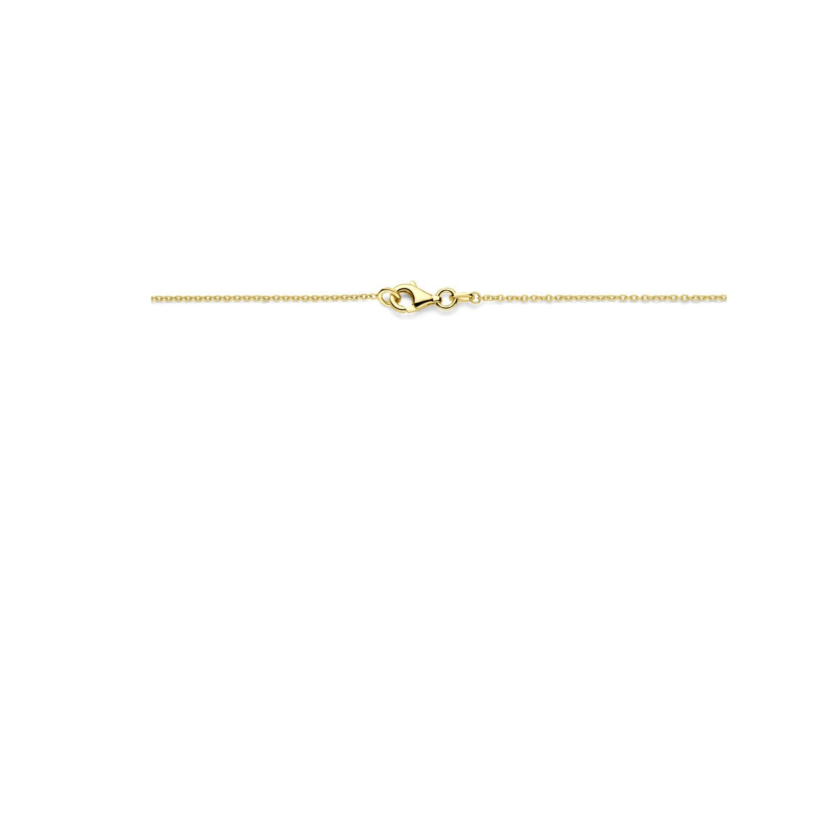 Gold Collier 14k mit blauem und grünem Quarzit – Damen