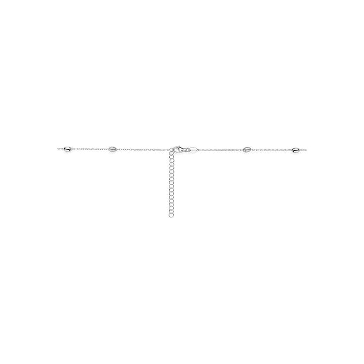 Gerhodineerd 925 zilveren collier