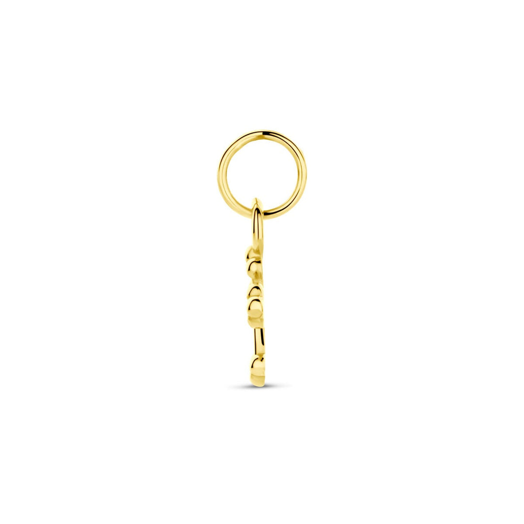 14k geelgouden hanger in de vorm van een kruis
